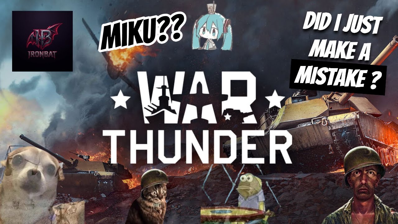 I Played War Thunder for the First Time… Then Hatsune Miku Took Over