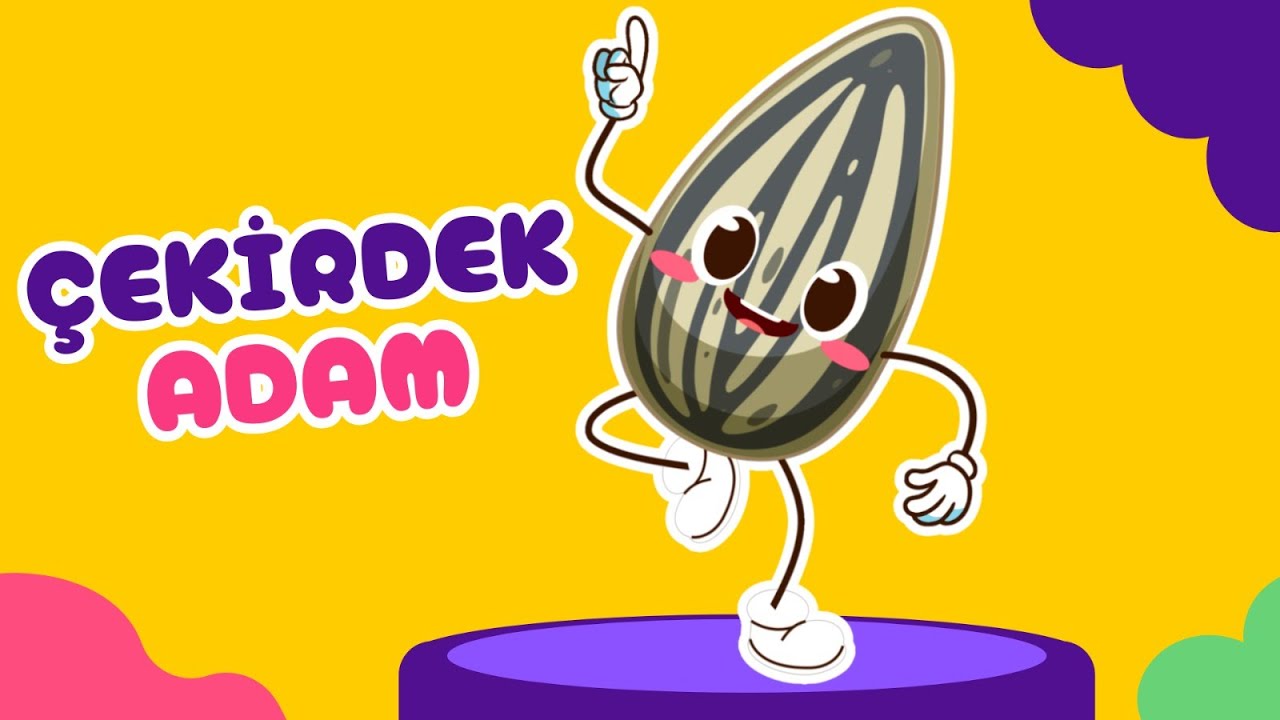 &Ccedil;ekirdek Adam Şip Şap Şop | Eğlenceli &Ccedil;ocuk ve Bebek Şarkıları #&ccedil;ocukşarkıları