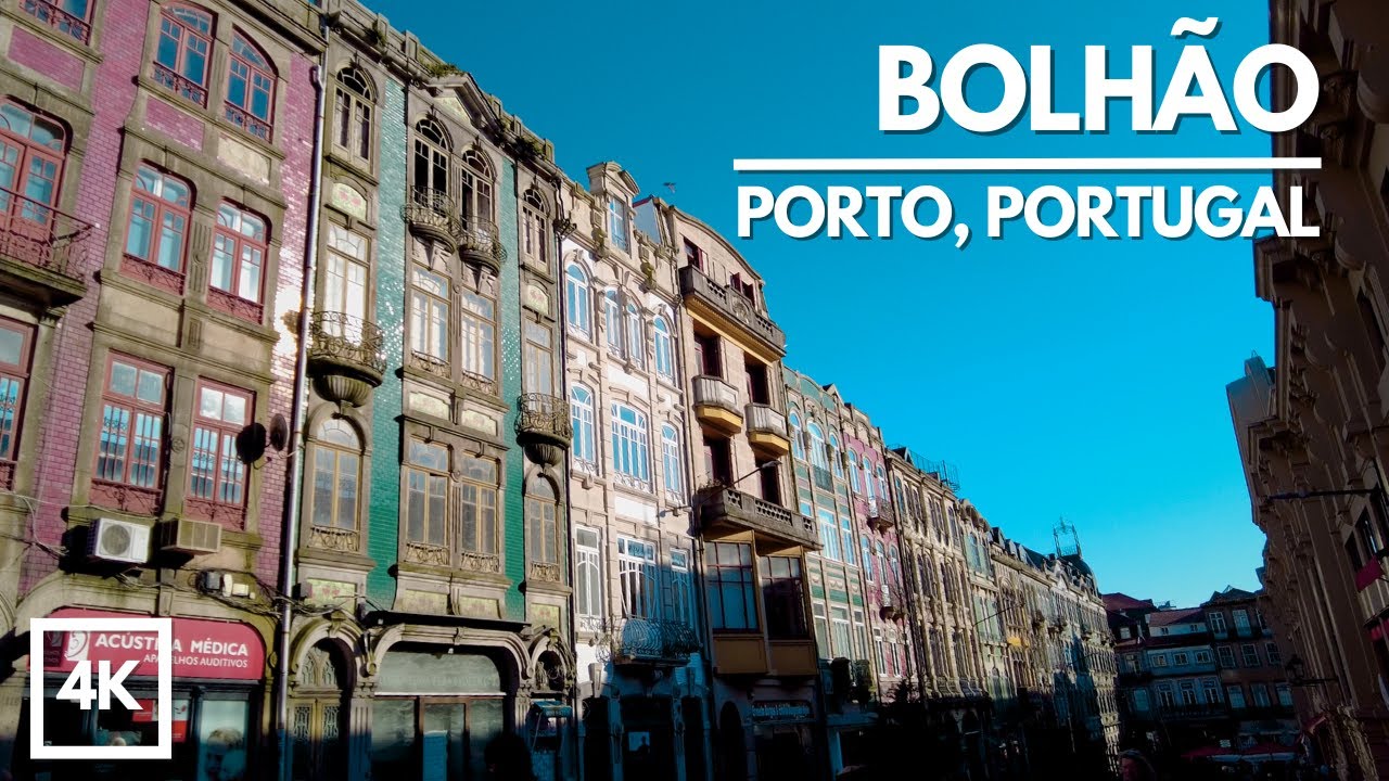 Walking Through Bolhao - Lively Neighborhood of Porto, Portugal | 4K