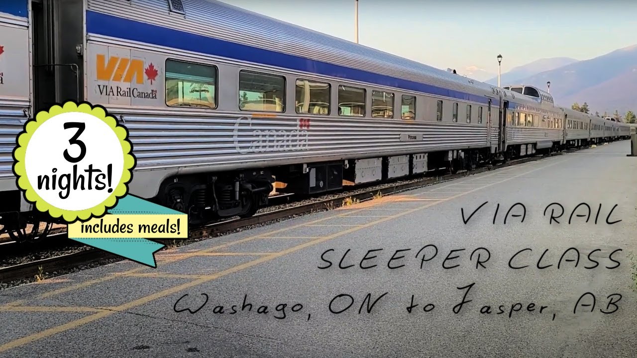 3 NIGHTS ON VIA RAIL THE CANADIAN TRANSCONTINENTAL TRAIN Sleeper Class! 2023 #barrie2banff