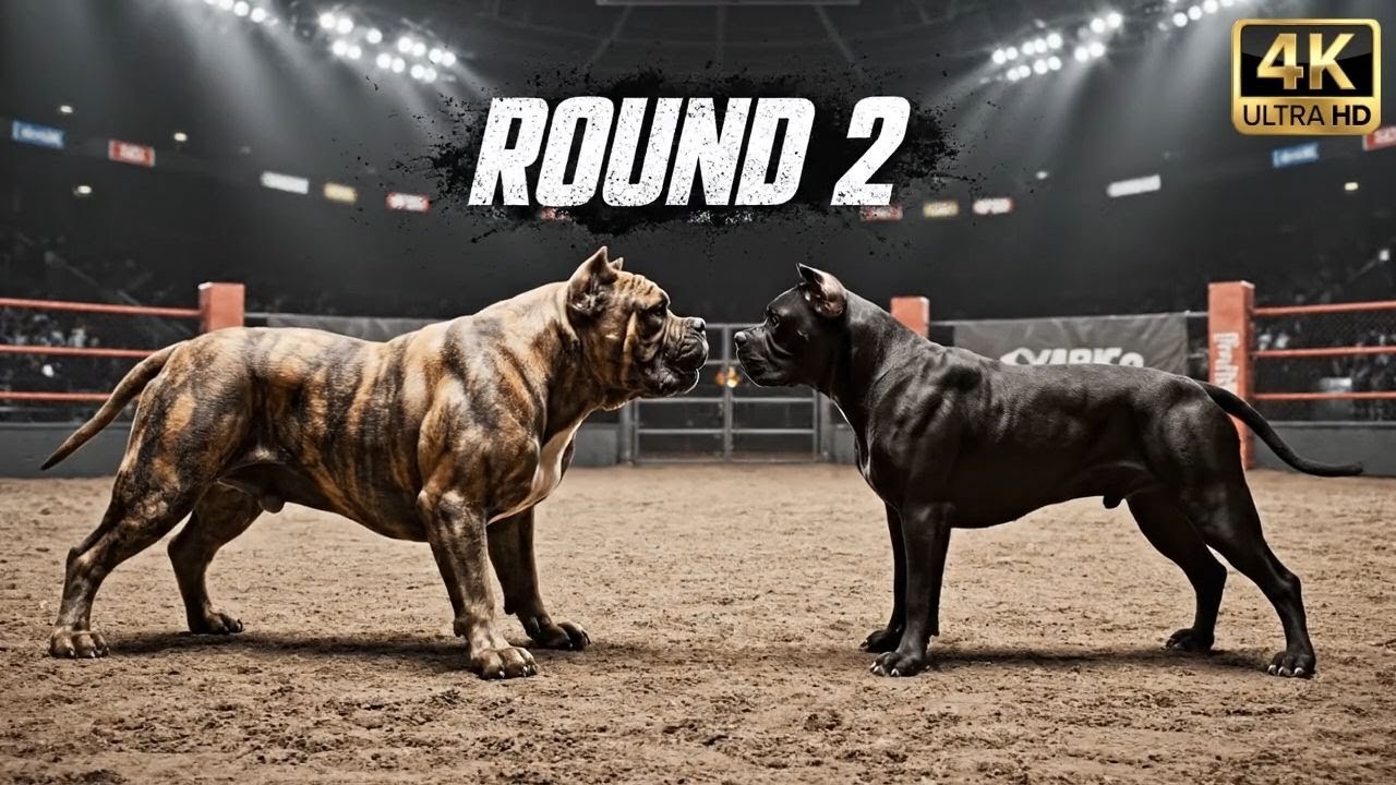 Cane Corso vs. Presa Canario: The Ultimate Guard Dog Battle (Simulation)