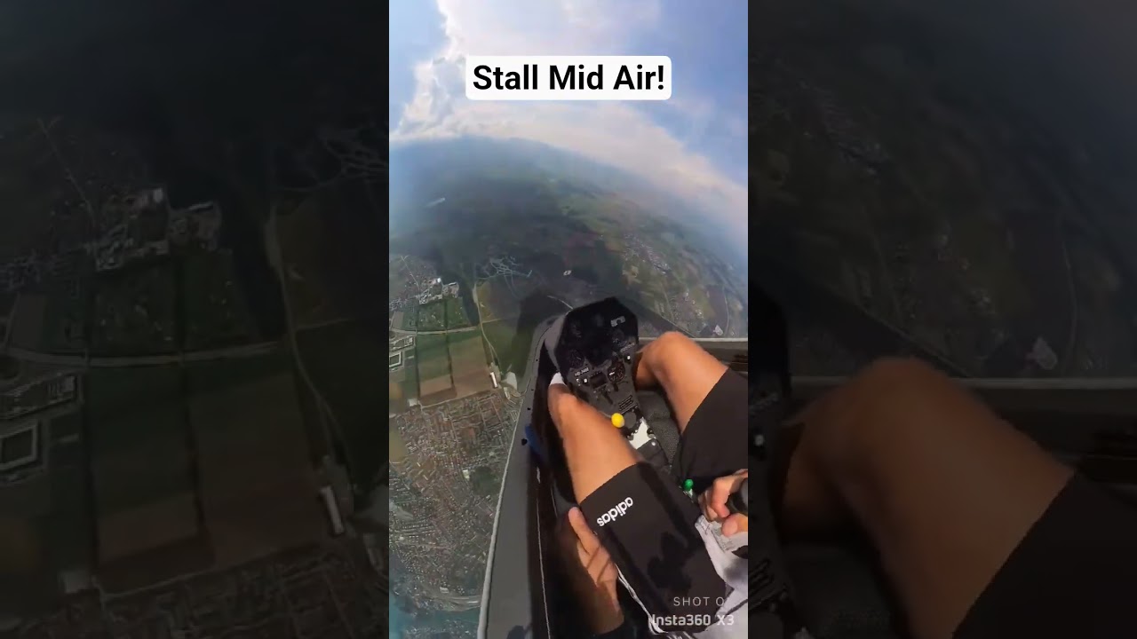 Glider Stall Mid-Air | Epic No-Engine Flight Over Switzerland