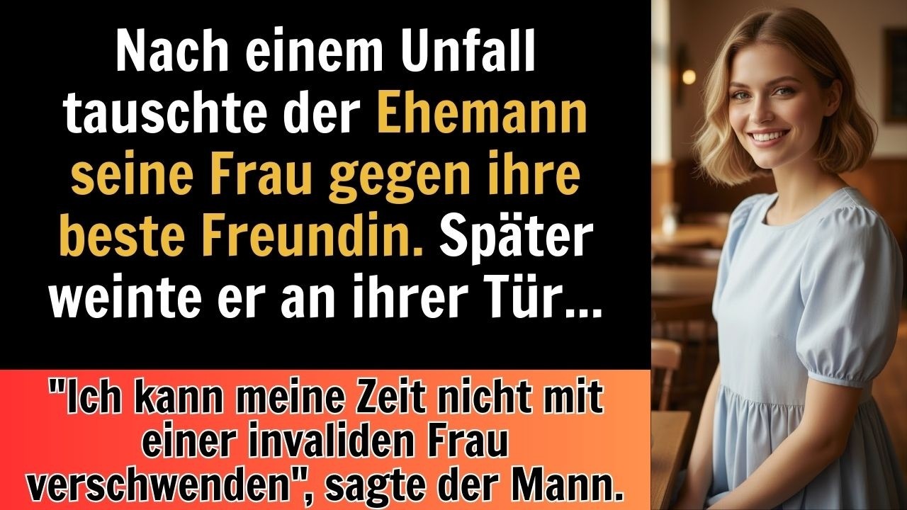 Nach einem Unfall tauschte der Ehemann seine Frau gegen ihre beste Freundin. Später weinte er an…
