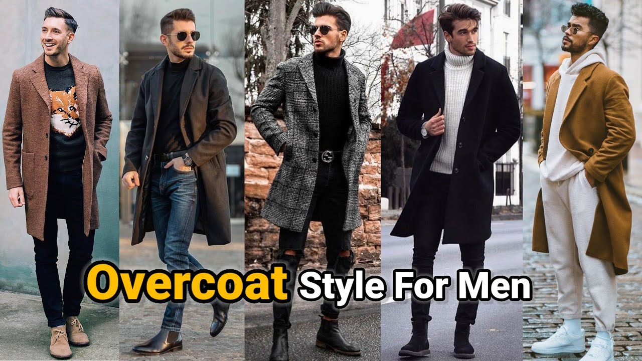 Overcoat Style For Men | Winter Overcoat Men | Winter Coat For Men | How To Style Long Coat Outfit