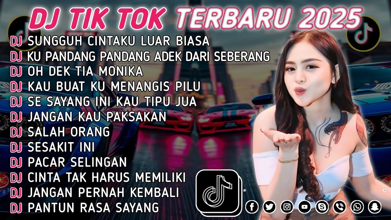DJ TIKTOK TERBARU 2025 || DJ SUNGGUNG CINTAKU LUAR BIASA  🎵 DJ CINTA DARI SEBERANG 🎵 FULL ALBUM❗❗
