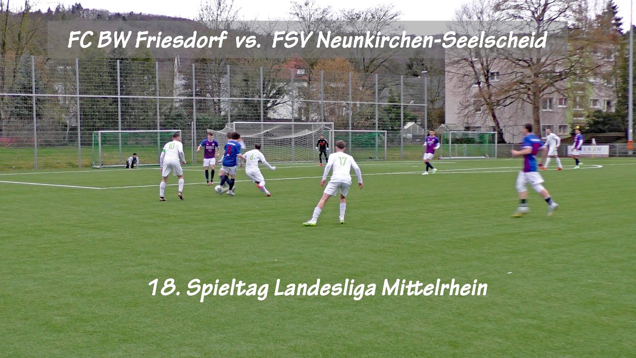 Fussball Landesliga FC BW Friesdorf vs. FSV Neunkirchen Seelscheid