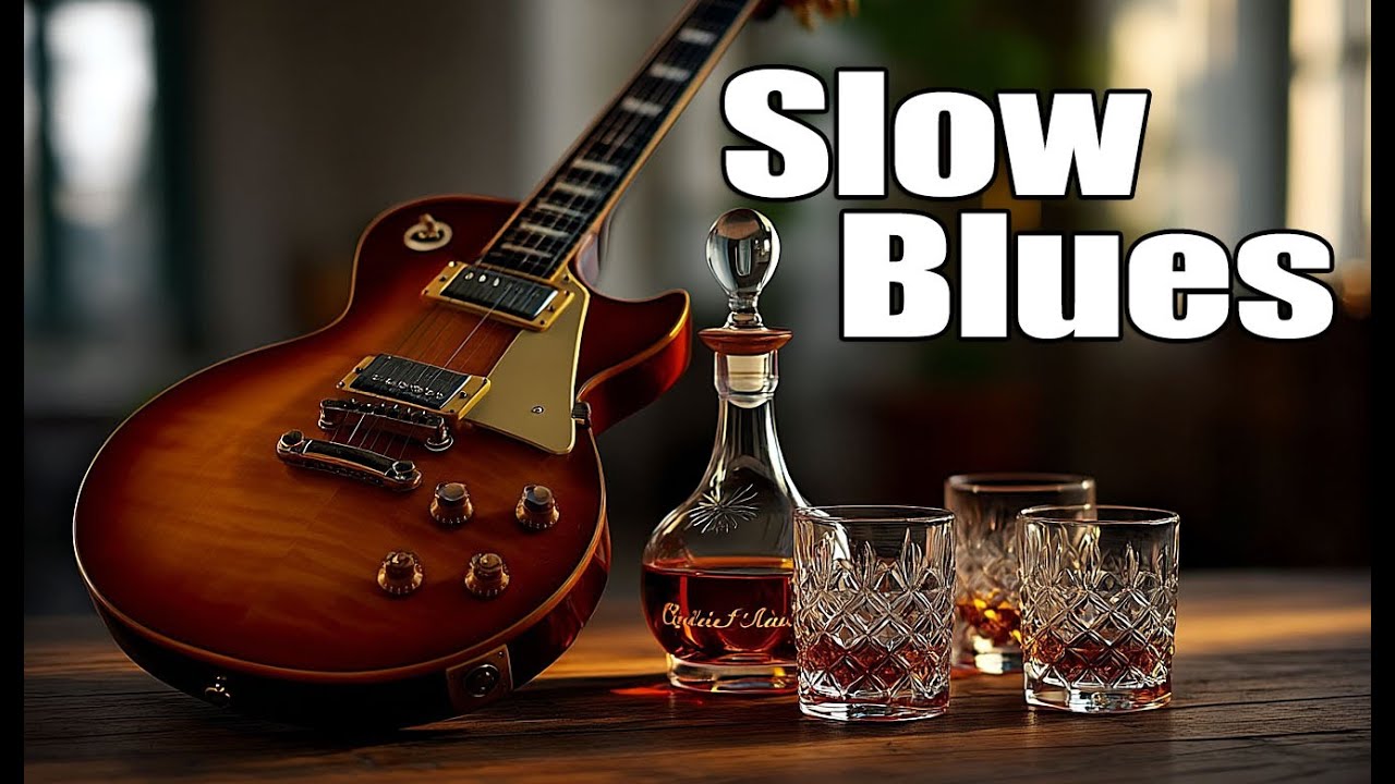 Blues Lonely | Slow Blues Session (60 Min) – Electric Guitar & Deep Bass