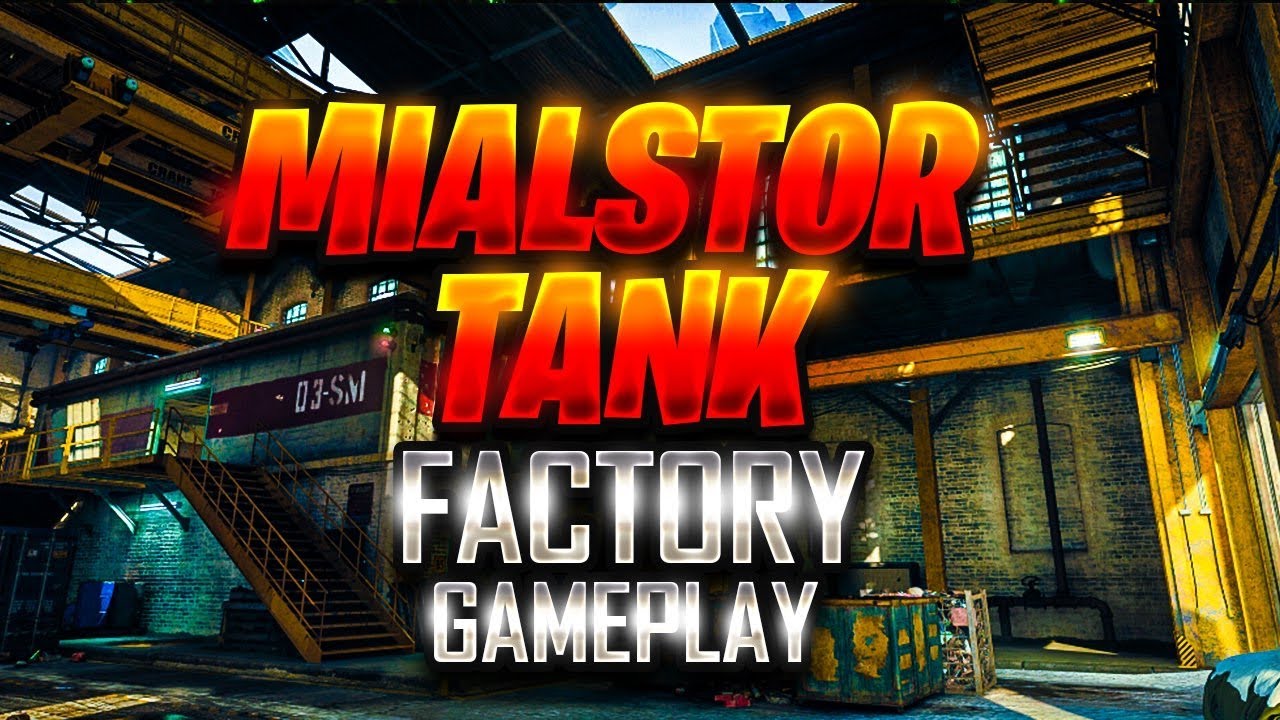 Call Of Duty Modern Warfare Mialstor Tank Factory Gameplay