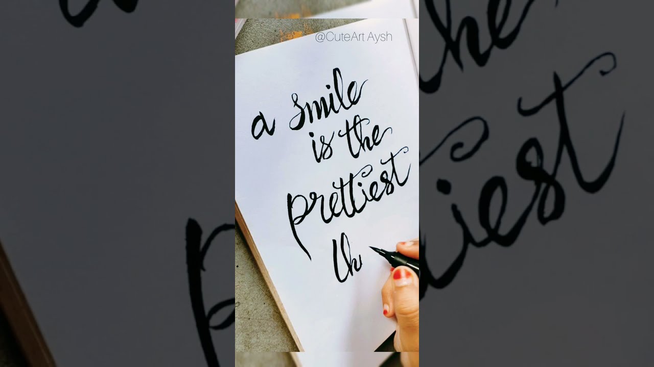 Calligraphy Quotes/How to do calligraphy art/Motivational quotes/Simple Calligraphy ✒