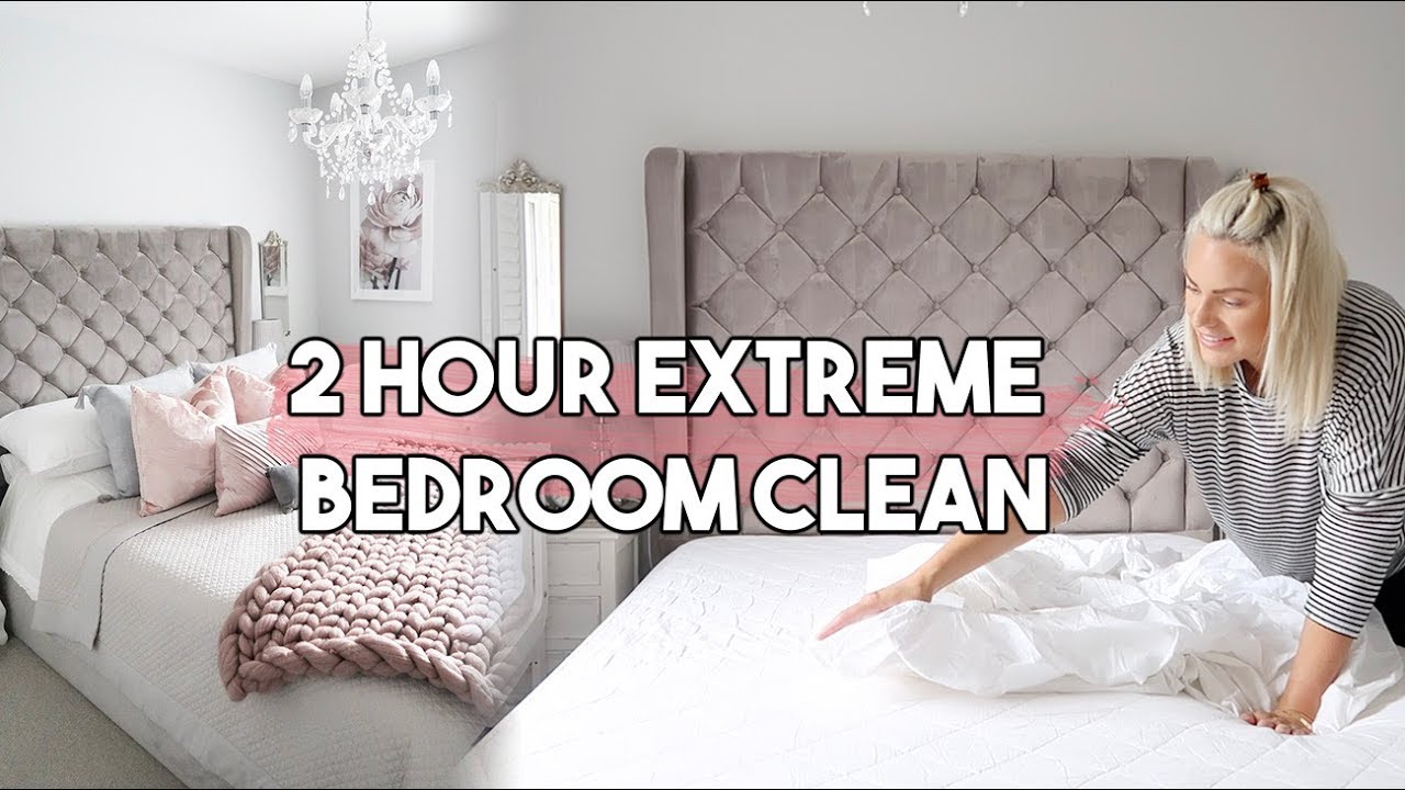 EXTREME BEDROOM CLEAN WITH ME 2019 | COMPLETE DISASTER AND DEEP CLEAN, MAJOR CLEANING MOTIVATION