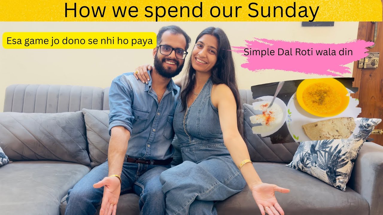How we spend our Sunday|| Game Challenge || Tasty Dal roti || Ekta Grover 