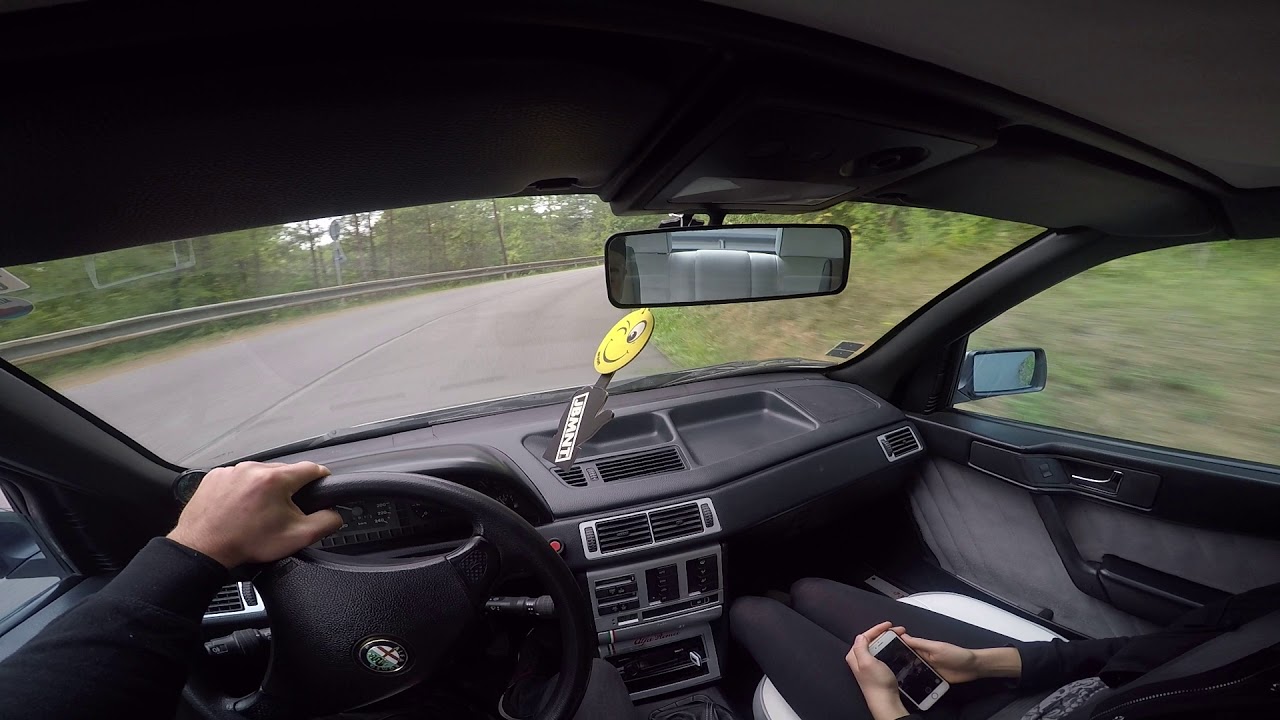 Alfa romeo 155 2.0 16v turbo [onboard] POV