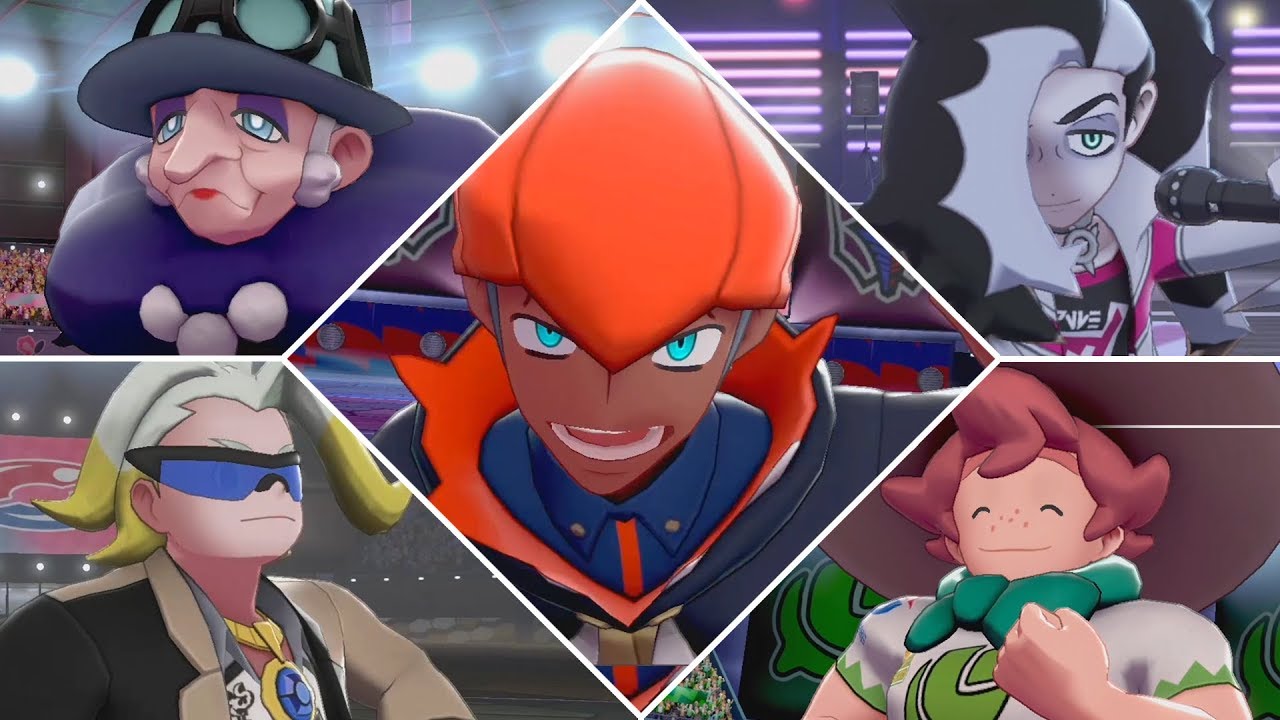 Pokémon Sword & Shield - All Gym Leaders