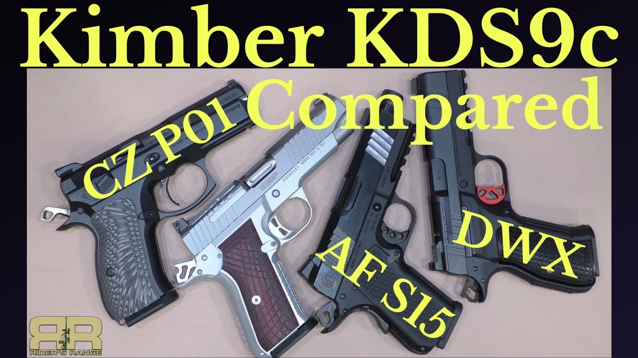 Кимбер KDS9c против CZ P01 против AF S15 против DWX