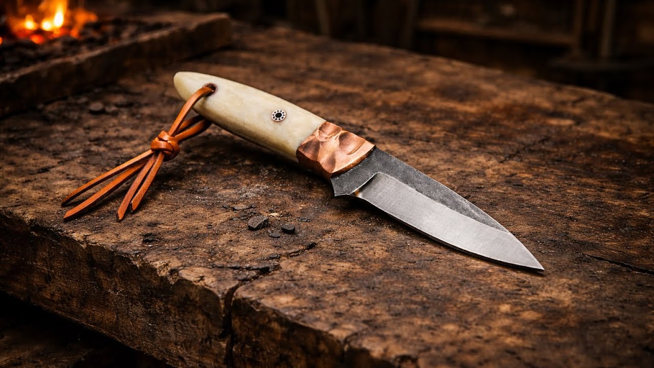 Handmade Bushcraft Knife | Complete Making Process