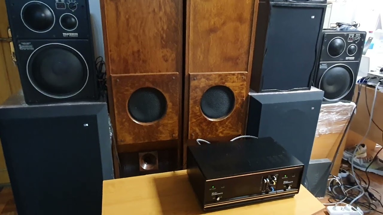 Professional HIFI amplifier ELA--Compact, FG-Elektronik & Telefunken TLX2 test