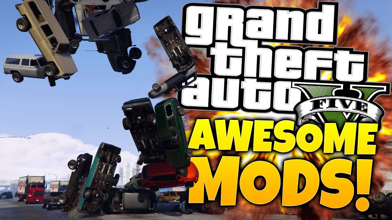 4 Awesome GTA 5 Mods - Gardener Mod, Force Mod, Particle Guns & DrunkIV - GTA 5 PC Mods