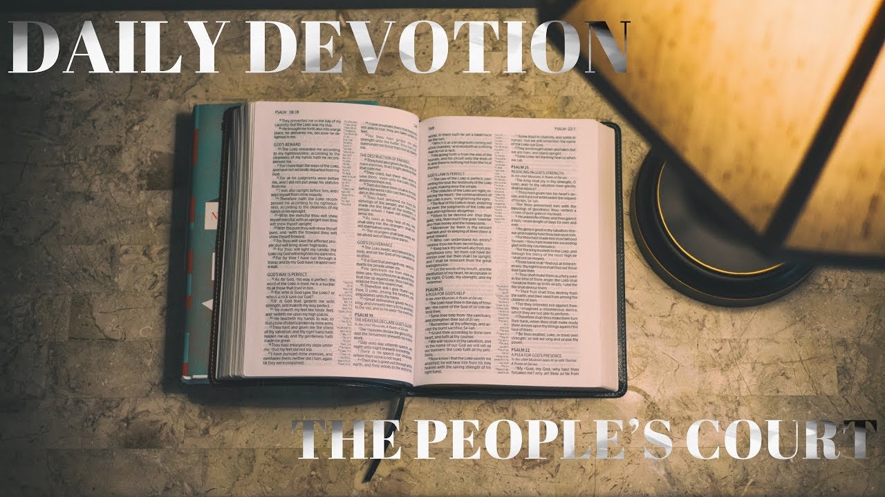 Daily Bible Devotion: What the bible says about Lawsuits - 1 Corinthians 6