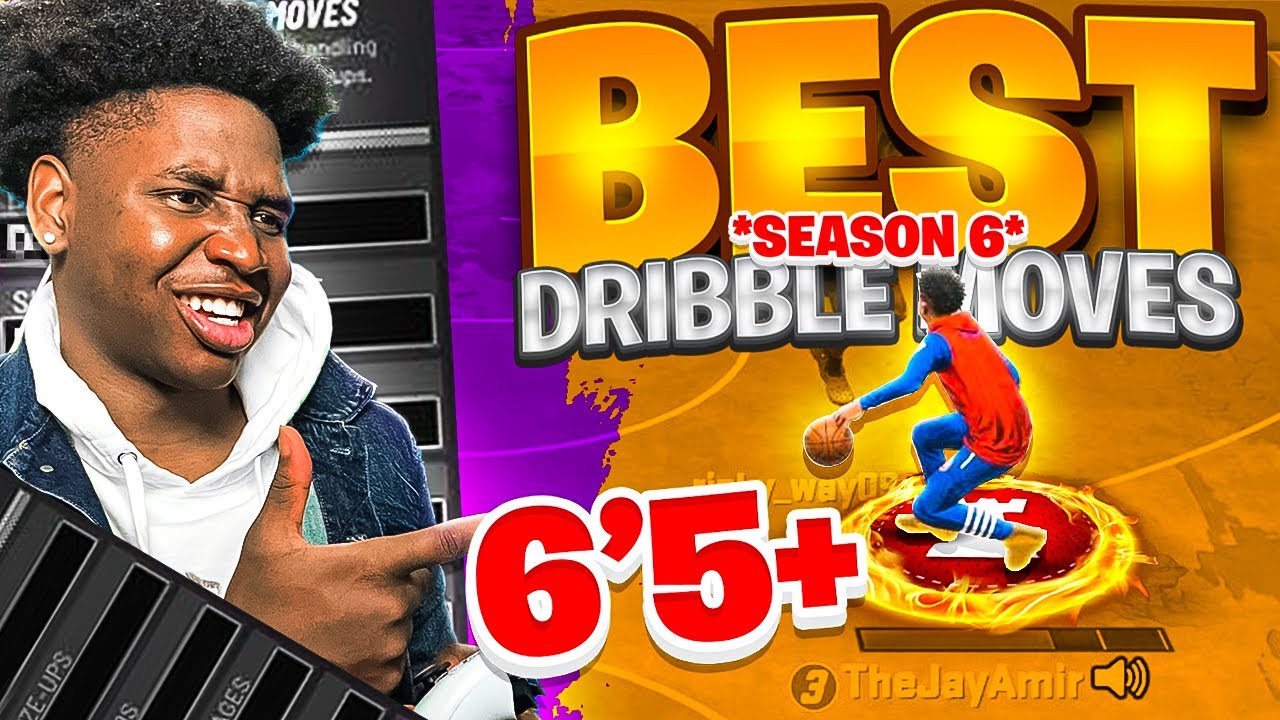 *NEW* BEST DRIBBLE MOVES For 6'5 and UP Players In SEASON 6 NBA 2K22! BEST LOW BALL CONTROL SIG!!