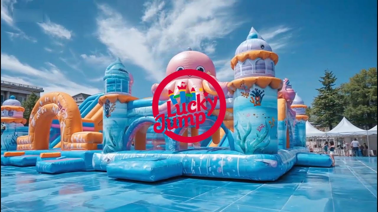 Ocean & Sports Dual-Themed Inflatable Park Products Showcase | Safe, Durable & Customizable