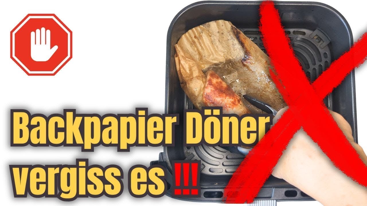 🔥Backpapier-Döner war gestern! 🙅‍♀️ Dieses Airfryer Rezept haut dich um 🔥