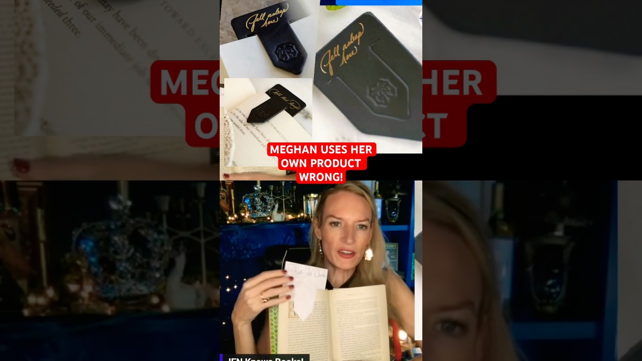 Меган неправильно использует свою собственную закладку.