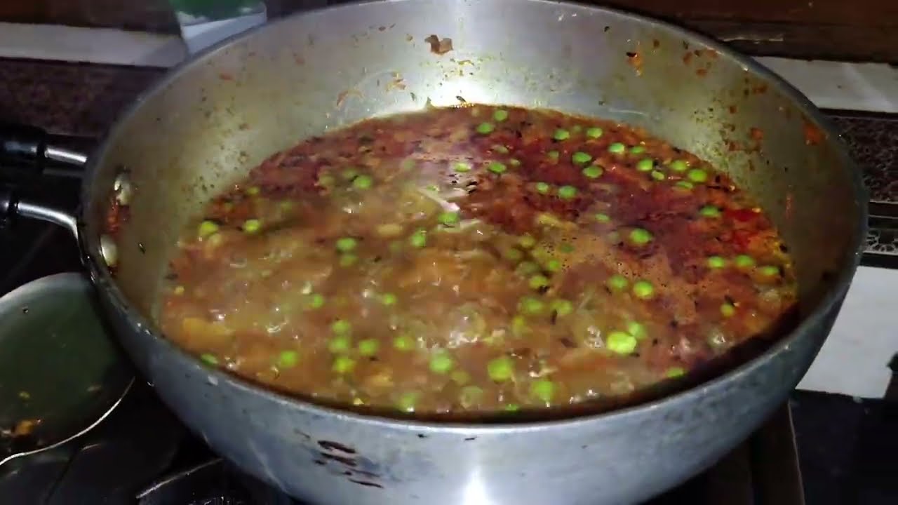 मटर मशरूम की सब्जी#viralvideo#newrecipe#viral#trinding #like 