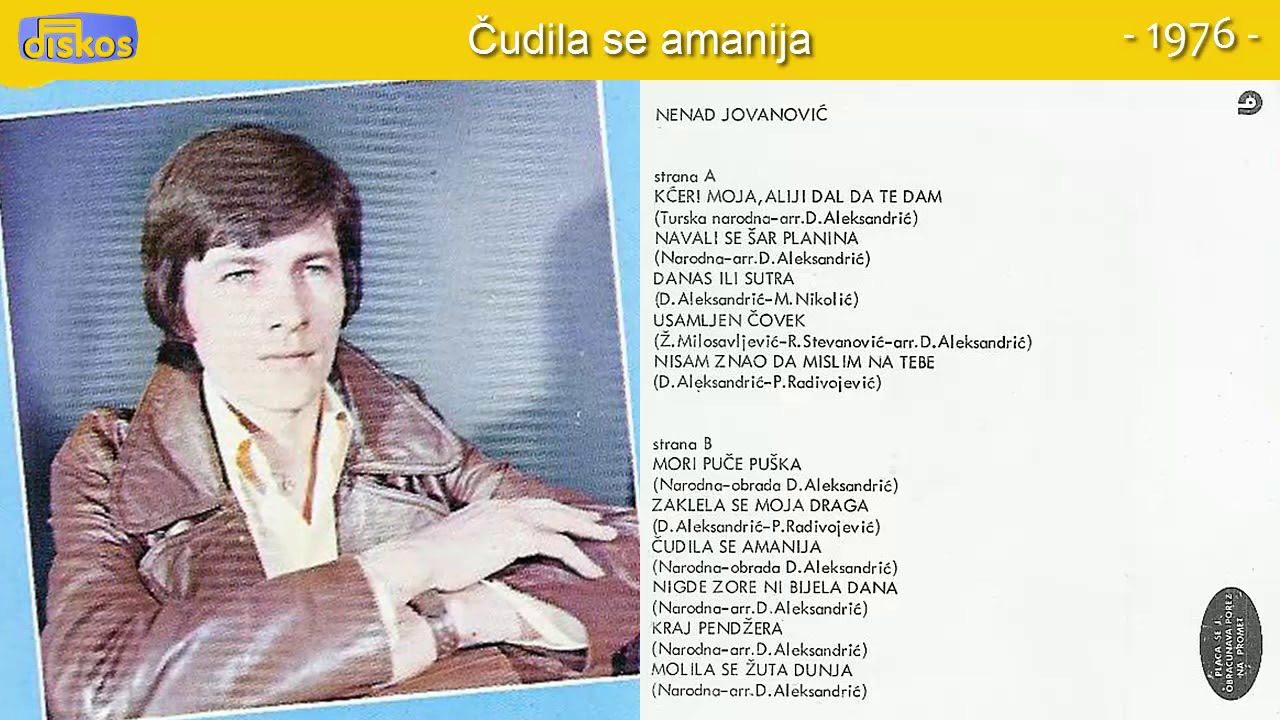 Nenad Jovanovic - Cudila se aman, ja - (Audio 1976)