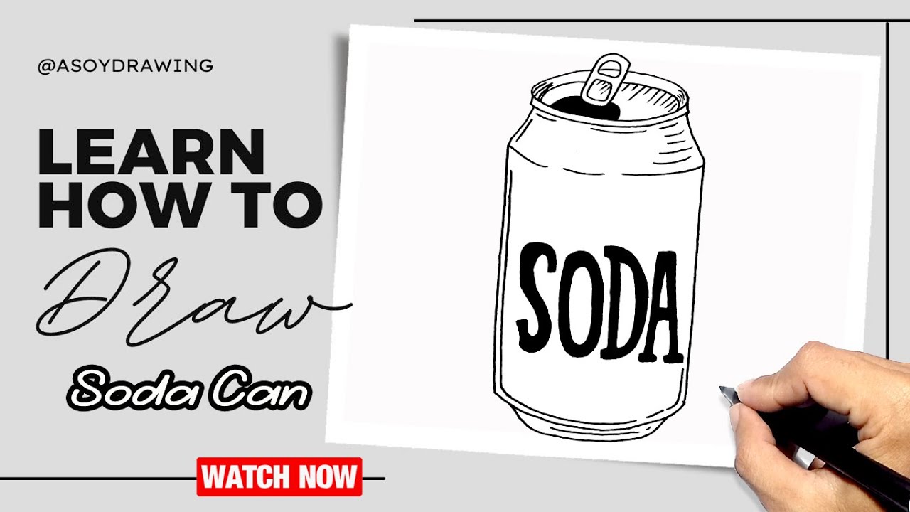 How to Draw Soda Can