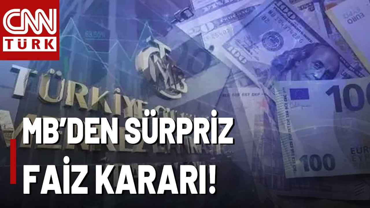SON DAKİKA🚨 Merkez Bankasından Sürpriz Faiz Kararı! İşte Detaylar...