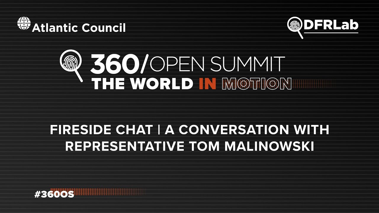 Fireside chat | A conversation with Representative Tom Malinowski