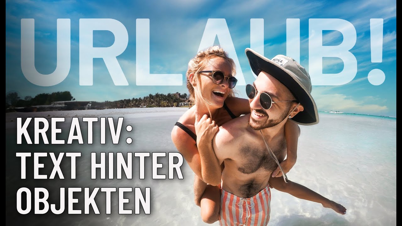 Luminar NEO ✱ Text hinter einem Objekt platzieren ✱ Kreativer Effekt