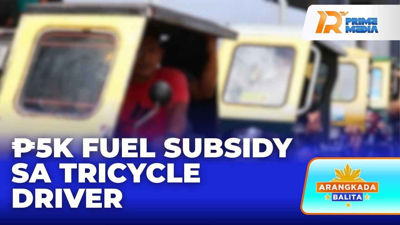DSWD: ₱5K Fuel Subsidy sa Tricycle Drivers Metro Manila | Arangkada Balita