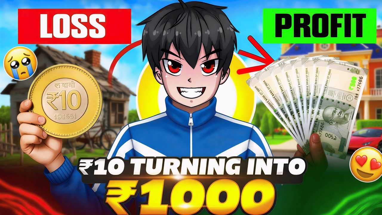 CONVERTING ₹10 INTO ₹1000 🥵 BY SOLO TOURNAMENT ☠️ || SOLO TOURNAMENT GAMEPLAY 😇