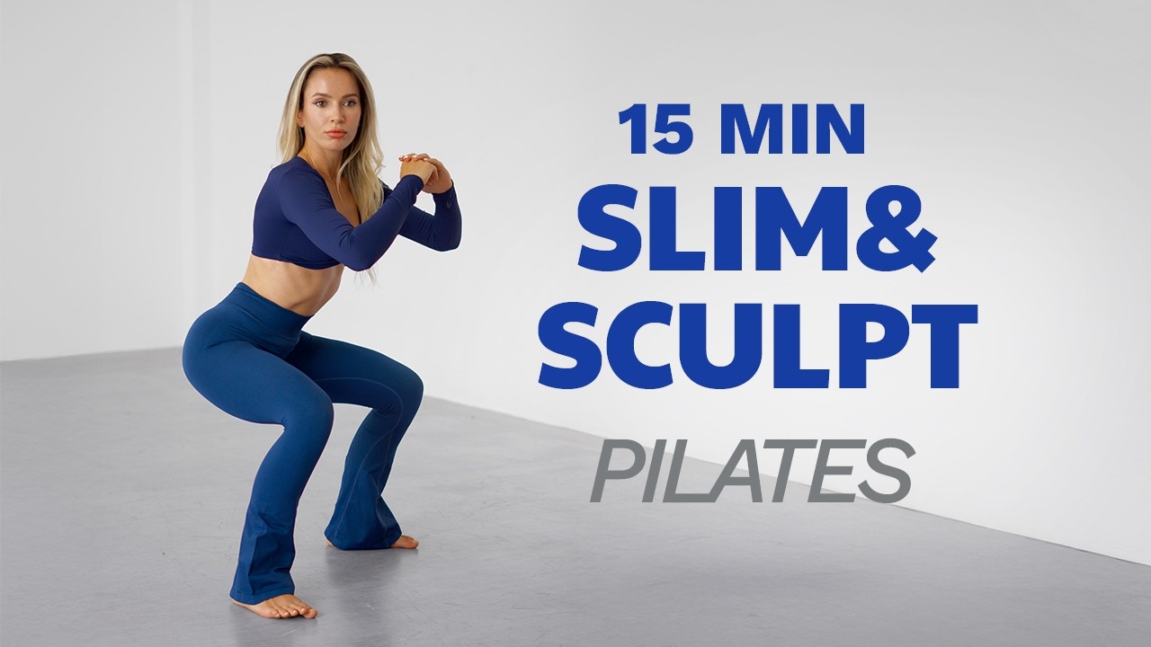15-MIN Slim & Sculpt Pilates | Get Toned Without Jumping 🔥