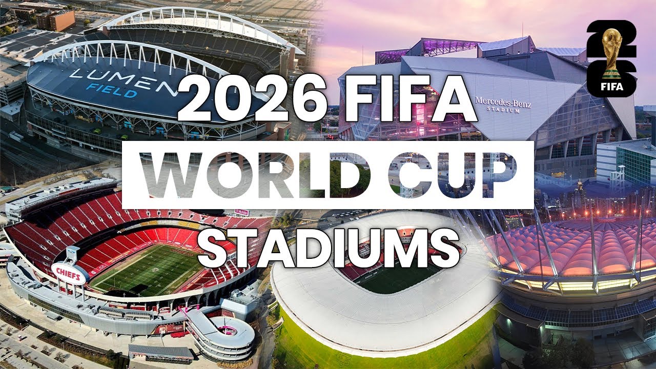 2026 FIFA World Cup Stadiums 🏟️  All 16 Venues Across USA, Mexico & Canada  Host Cities Tour