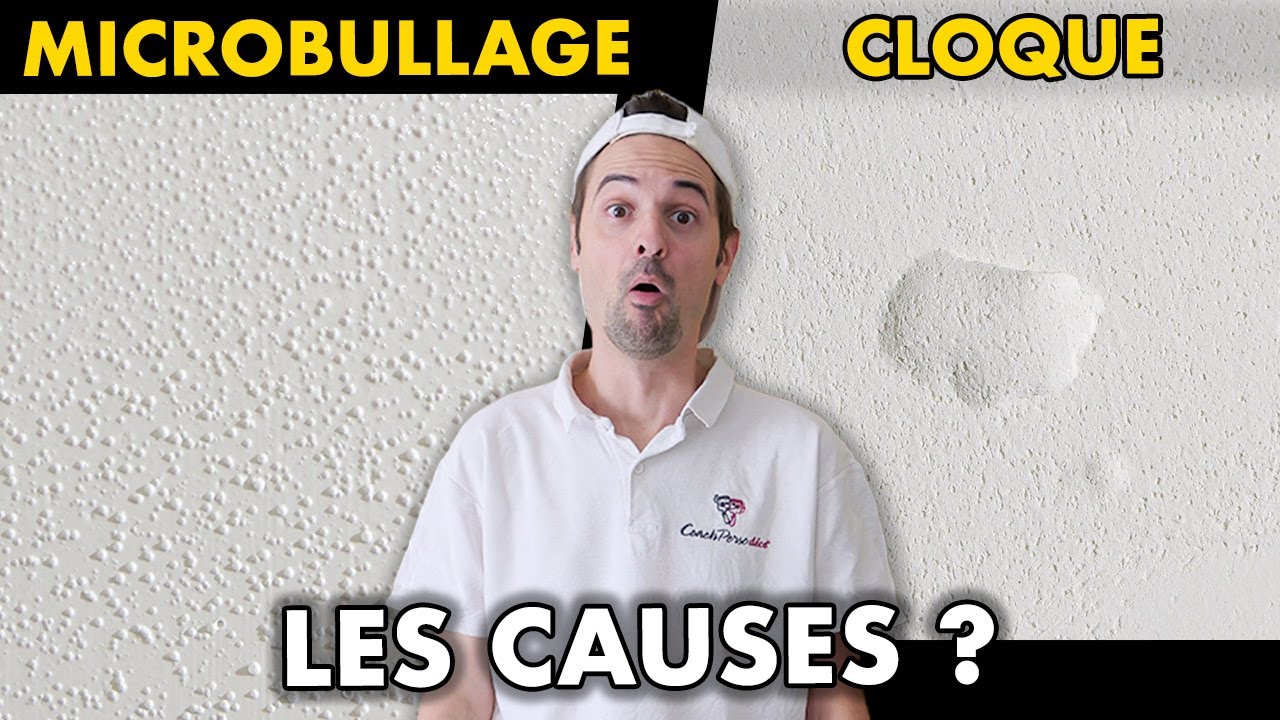 MICROBULLAGE, CLOQUES sur un Enduit… Voilà Pourquoi Cela Arrive !
