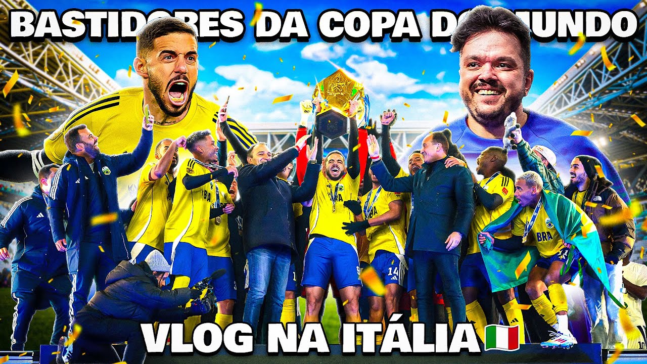 O BRASIL É CAMPEÃO DO MUNDO NA KINGS LEAGUE! VLOG FINAL #10 ITALIA KINGS WORLD CUP NATIONS