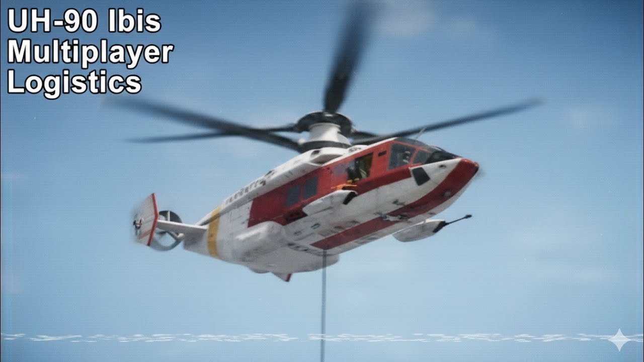 Moving Logistics with the UH-90 Ibis in multiplayer - Nuclear Option 0.31