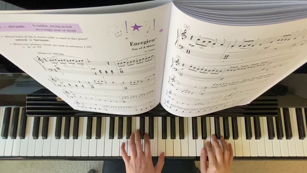 “ Energico” Piano Adventure Lesson Book Level 3B