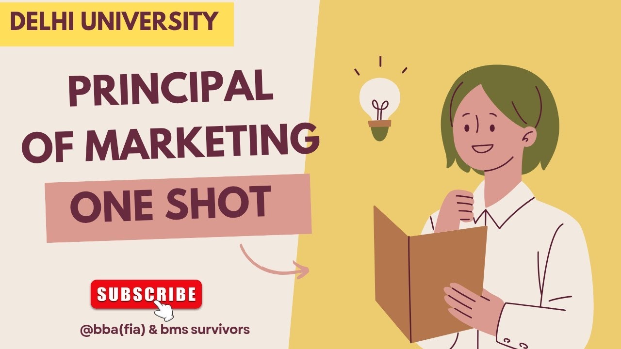 Principles of Marketing One Shot By Survivors | Full Syllabus | BMS Delhi University