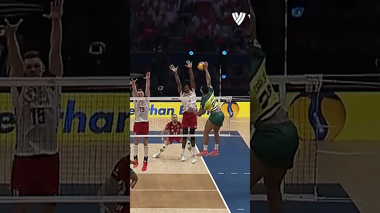 Clash of the Titans 🥶 #epicvolleyball #volleyballworld #volleyball