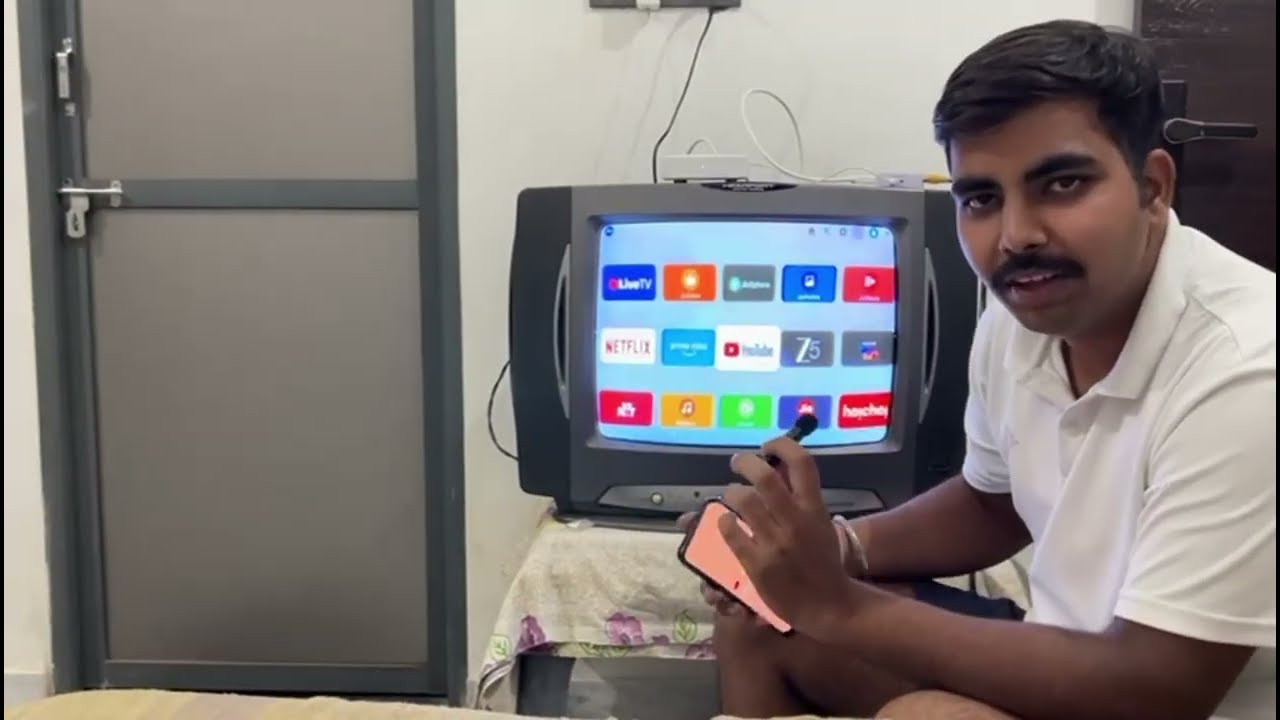 Old Box Tv Convert Into Smart Tv | Jio Setup Box | Hdmi To Av Converter | #jio #smarttv #viral #tech