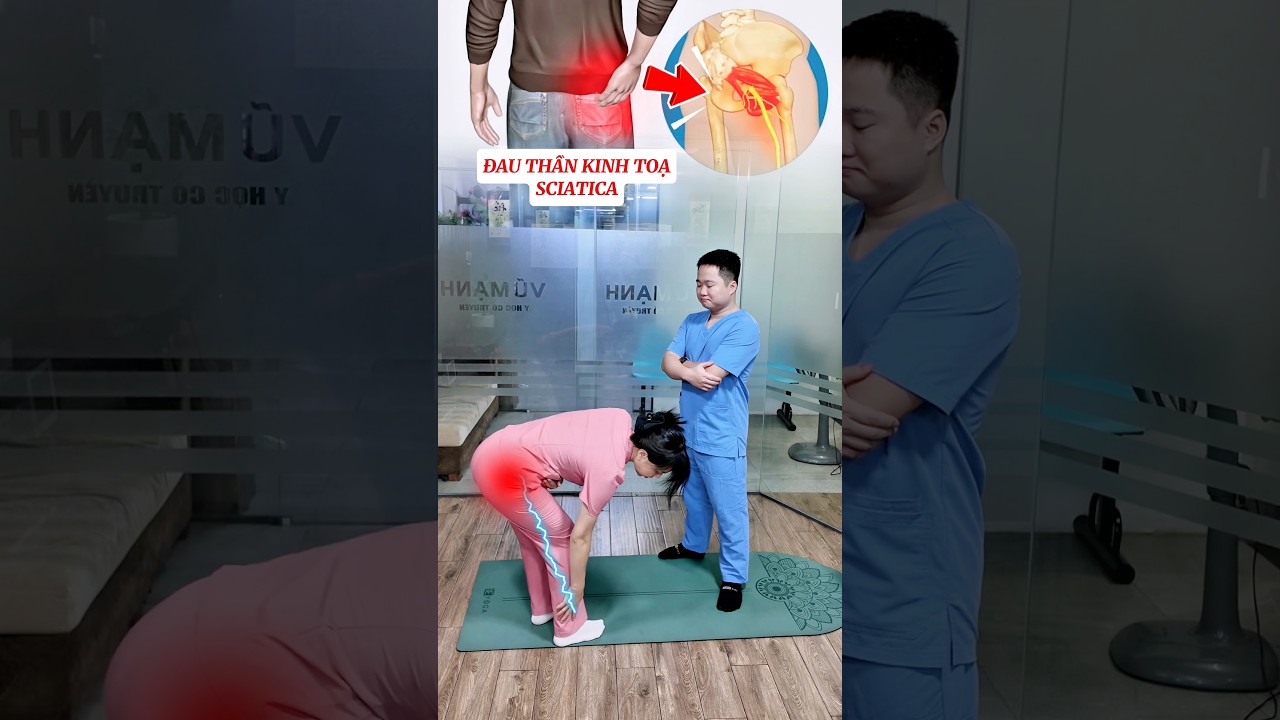 ❌Exercises to help relieve sciatic nerve pain💪🏻#vuducmanh76 #viralvideo #sciatica #tips