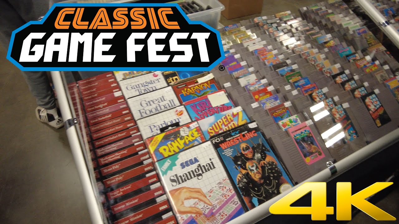 Classic Game Fest 2023 4k POV Walking Video