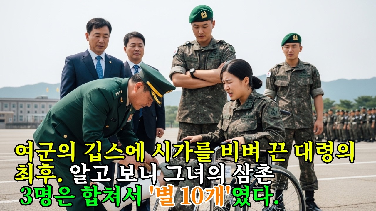 열병식에서 여군의 다리 깁스에 시가를 지져 끈 대령. 그는 그녀의 세 삼촌이 도합 '10성 장군'이라는 사실을 꿈에도 몰랐다 [군대 썰] [오디오북]