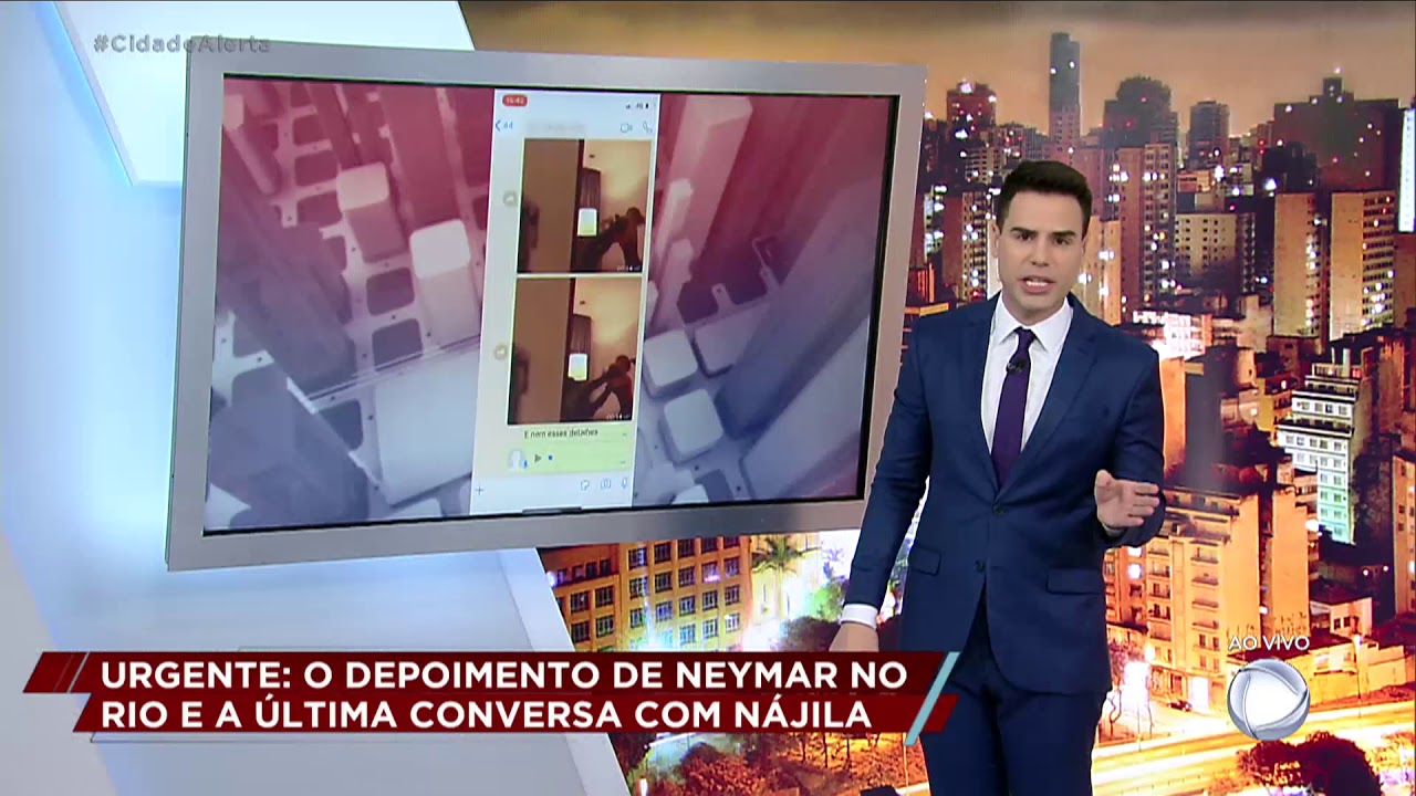Em áudio enviado para Neymar, Nájila confirma agressão
