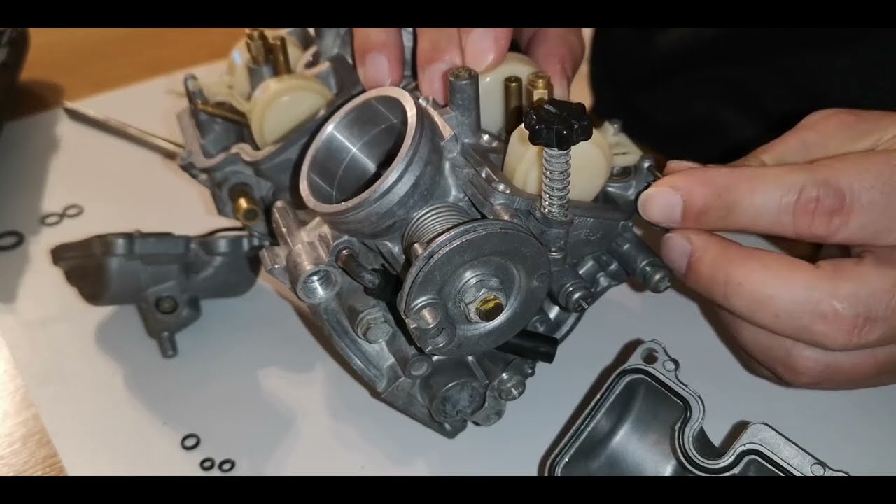 Carburetor Assembly replace gaskets and o-rings Africa Twin XRV750 RD07A