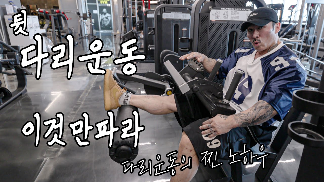 하체운동 이 운동  꼭 하셔야됩니다! 하체 1티어가 알려주는 하체운동! [하나만판다 시리즈]