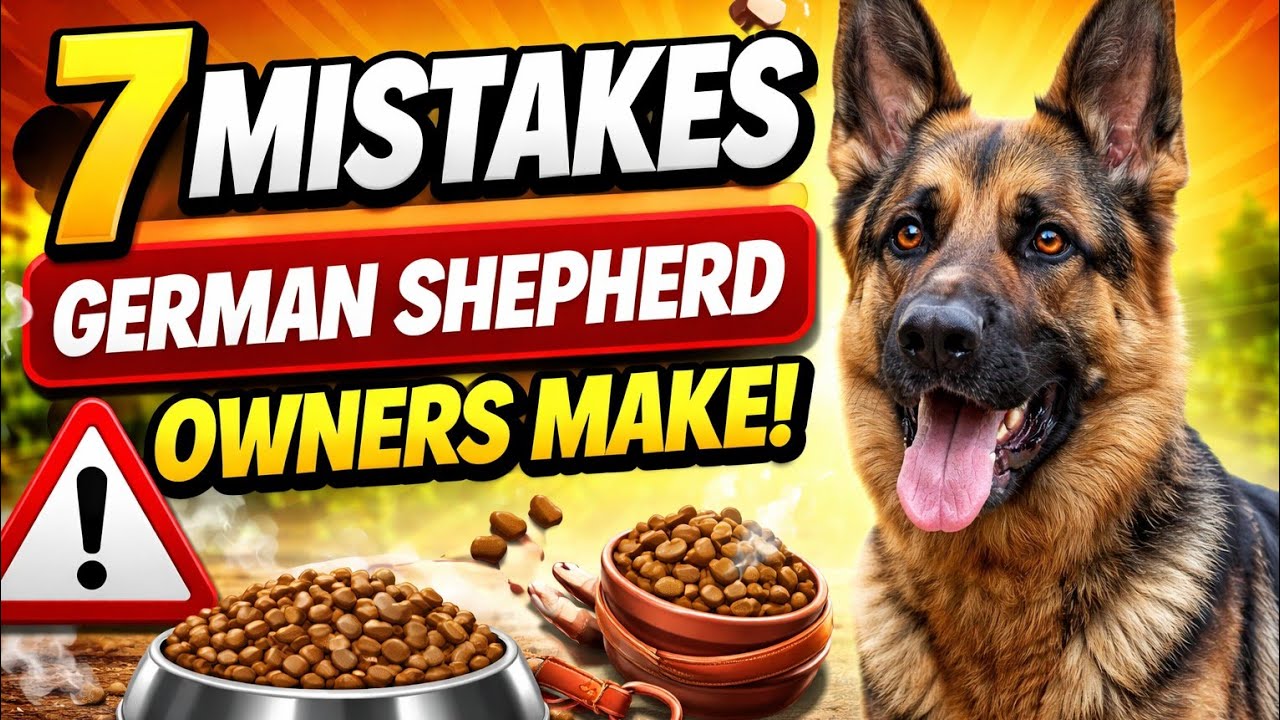 7 Mistakes Every German Shepherd Owner Makes!